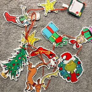 Dr. Seuss Holiday Decor with Red, Green, and Yellow Accents